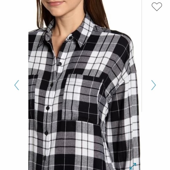 bp Tops - Bp. Women’s Plaid Boyfriend Shirt